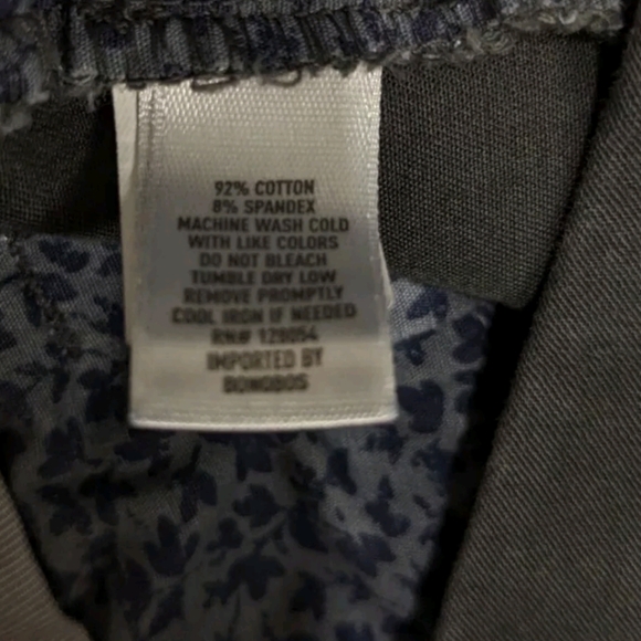 Bonobos Slim Straight Leg Pants 33x32 Gray Weekend Casual Chino - Picture 8 of 11